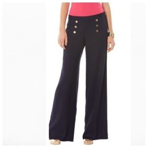 Lily Pulitzer Navy Cruise Pant